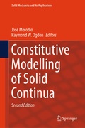Cover: Constitutive Modelling of Solid Continua - Springer