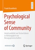 Cover: Psychological Sense of Community - Springer