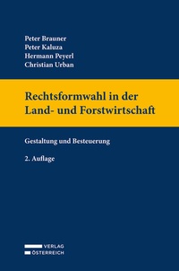 Abbildung von: Rechtsformwahl in der Land- und Forstwirtschaft - Verlag Österreich