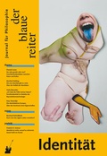 Cover: Der Blaue Reiter. Journal f&uuml;r Philosophie / Identit&auml;t - der blaue reiter Verlag f&uuml;r Philosophie