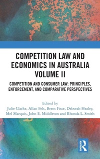 Abbildung von: Competition Law and Economics in Australia, Volume II - Routledge