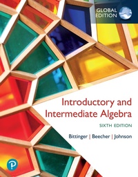 Enlarge image Cover: Introductory and Intermediate Algebra, Global Edition - Pearson Education Limited
