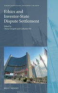 Cover: Ethics and Investor-State Dispute Settlement - Martinus Nijhoff