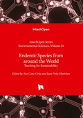 Cover: Endemic Species from around the World - IntechOpen