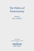 Cover: The Politics of Deuteronomy - Mohr Siebeck