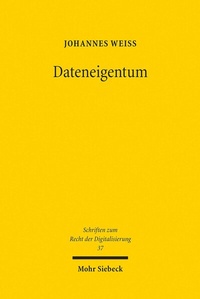 Abbildung von: Dateneigentum - Mohr Siebeck