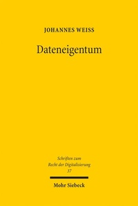 Enlarge image Cover: Dateneigentum - Mohr Siebeck