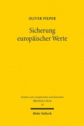 Abbildung von: Sicherung europäischer Werte - Mohr Siebeck