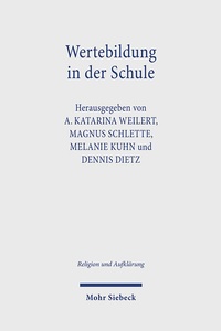 Abbildung von: Wertebildung in der Schule - Mohr Siebeck