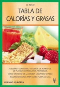 Abbildung von: Tabla de calorías y grasas - Editorial Hispano Europea S.A.