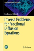 Cover: Inverse Problems for Fractional Diffusion Equations - Springer