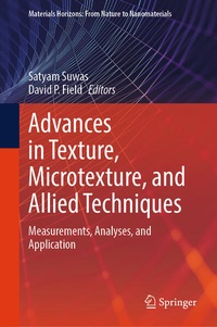Enlarge image Cover: Advances in Texture, Microtexture, and Allied Techniques - Springer Nature Switzerland AG