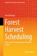 Cover: Forest Harvest Scheduling - Springer