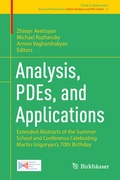 Cover: Analysis, PDEs, and Applications - Birkh&auml;user