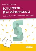 Cover: Schulrecht - Das Wissensquiz - Beltz eBook