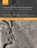Cover: Corpus of Ptolemaic Inscriptions - Oxford University Press