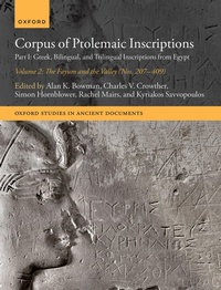 Enlarge image Cover: Corpus of Ptolemaic Inscriptions - Oxford University Press