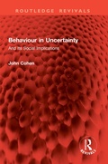 Cover: Behaviour in Uncertainty - Routledge