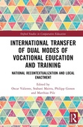 Cover: International Transfer of Dual Modes of Vocational Education and Training - Routledge