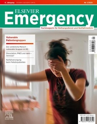 Abbildung von: ELSEVIER Emergency. Vulnerable Patientengruppen. 1/2025: Fachmagazin für Rettungsdienst und Notfallmedizin - Elsevier