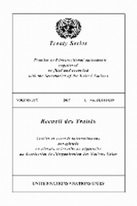 Abbildung von: Treaty Series 3177 (English/French Edition) - United Nations