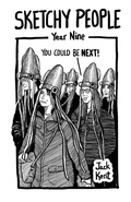 Cover: Sketchy People - Year Nine - Gulls Comic LLC