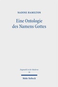 Cover: Eine Ontologie des Namens Gottes - Mohr Siebeck