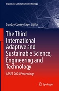 Cover: The Third International Adaptive and Sustainable Science, Engineering and Technology - Springer