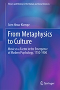 Cover: From Metaphysics to Culture - Springer