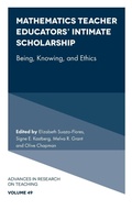 Cover: Mathematics Teacher Educators' Intimate Scholarship - Emerald Publishing Limited