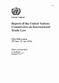 Cover: Report of the United Nations Commission on International Trade Law Fifty-fifth Session - United Nations