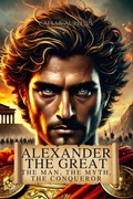 Cover: Alexander the Great: The Man, the Myth, the Conqueror (The Great Leaders of History: Genius, Strategy, Conquests, #1) - Caesar Aurelius