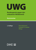 Cover: Bundesgesetz gegen den unlauteren Wettbewerb (UWG) - Dike Verlag Z&uuml;rich