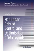 Cover: Nonlinear Robust Control and Optimisation of Microgrids - Springer