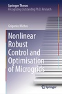 Cover: Nonlinear Robust Control and Optimisation of Microgrids - Springer