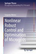 Cover: Nonlinear Robust Control and Optimisation of Microgrids - Springer