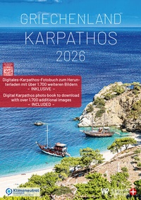 Abbildung von: Kalender Griechenland | Karpathos 2026 A3 hochformat mit großem Kalendarium für Deine Einträge - Will Redeker Grafikdesign