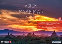 Abbildung von: Kalender Myanmar 2026 A2 querformat - Will Redeker Grafikdesign