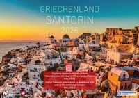 Abbildung von: Kalender Griechenland | Santorin 2026 A2 querformat - Will Redeker Grafikdesign