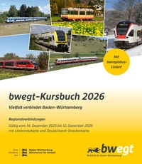 Abbildung von: bwegt-Kursbuch Baden-Württemberg 2026 - VUD Medien
