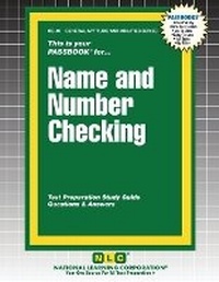 Enlarge image Cover: Name and Number Checking - National Learning Corp