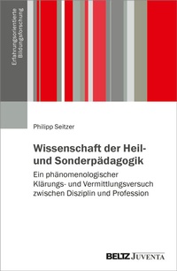 Abbildung von: Wissenschaft der Heil- und Sonderpädagogik - Beltz Juventa