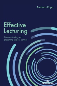 Enlarge image Cover: Effective Lecturing - Peter Lang Verlag