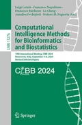 Cover: Computational Intelligence Methods for Bioinformatics and Biostatistics - Springer