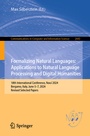 Cover: Formalizing Natural Languages: Applications to Natural Language Processing and Digital Humanities - Springer