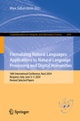 Cover: Formalizing Natural Languages: Applications to Natural Language Processing and Digital Humanities - Springer