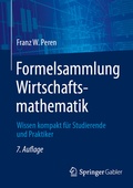 Bild: Formelsammlung Wirtschaftsmathematik - Springer Gabler