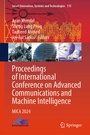 Cover: Proceedings of International Conference on Advanced Communications and Machine Intelligence - Springer Nature Switzerland AG
