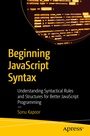 Cover: Beginning JavaScript Syntax - APress