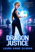 Cover: Dragon Justice (Paranormal Scene Investigations, #4) - Faery Cat Press